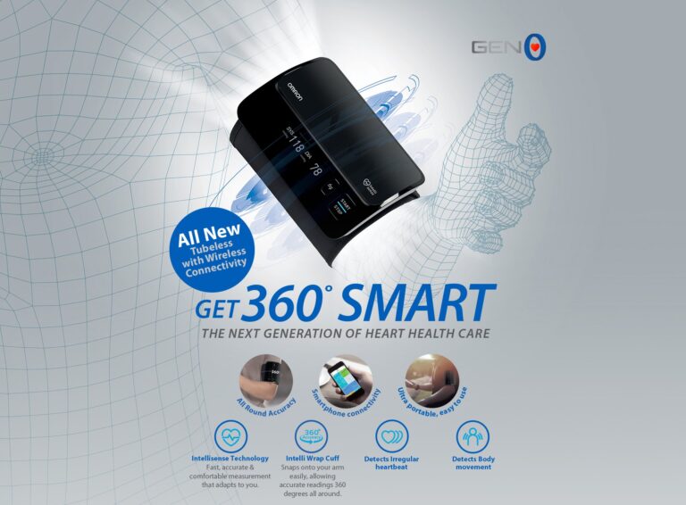 Omron Smart Elite HEM 7600T – Blood Pressure Monitor 768x566