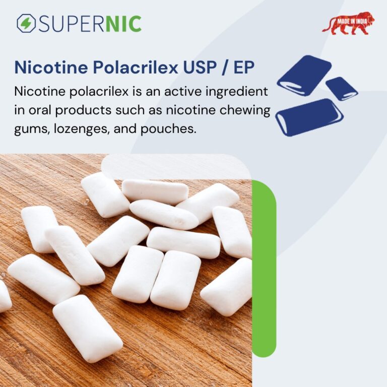 Nicotine Polacrilex USP EP 768x768