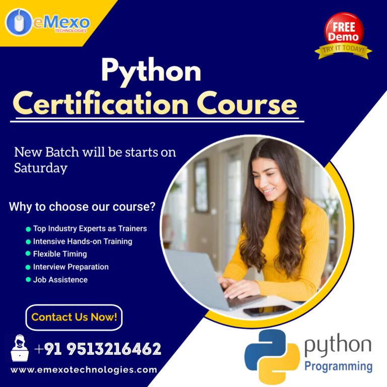 Best Python Certification Course in Electronic City Bangalore - eMexo Technologies