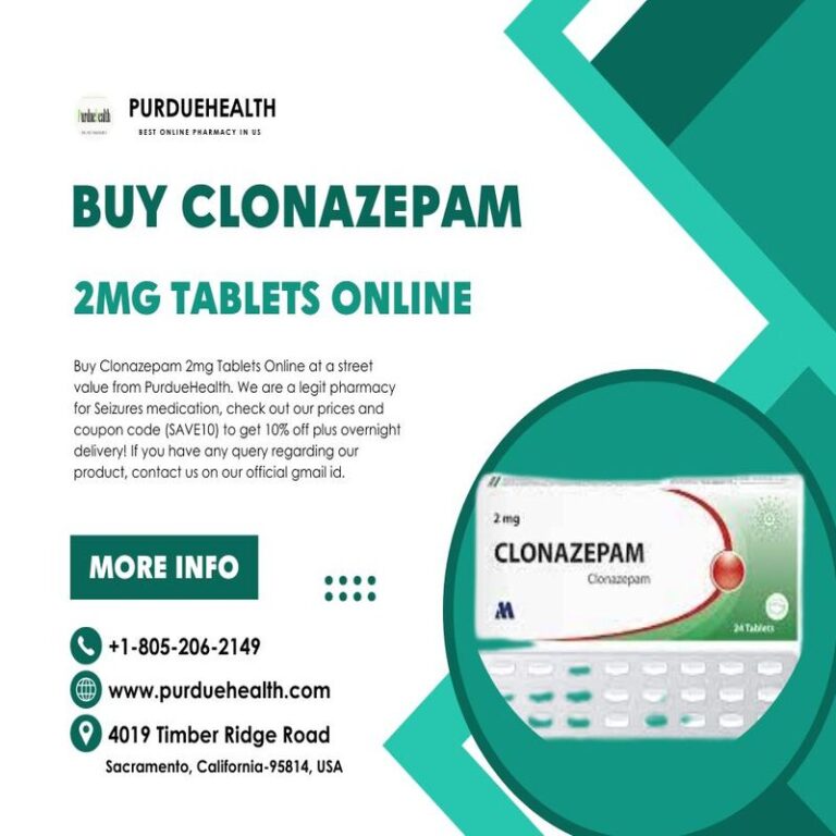 Buy Clonazepam 2mg Tablets Online at Street Value   PurdueHealth 768x768