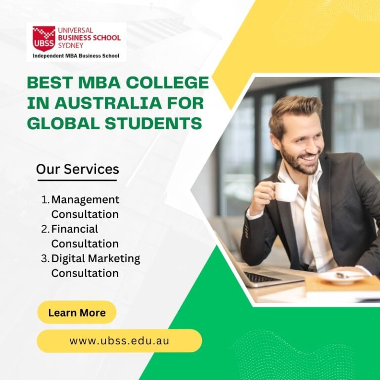 Best MBA College in Australia for Global Students 1 768x768