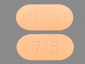 percocet7.5 500mg
