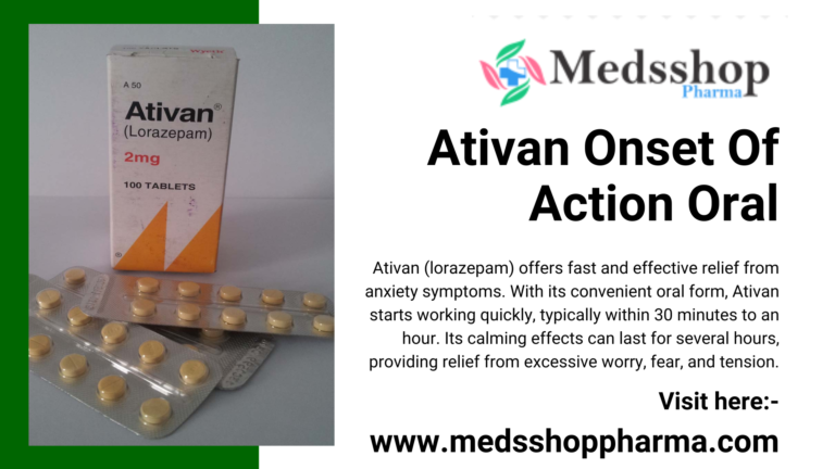 Ativan Onset of Action 768x432
