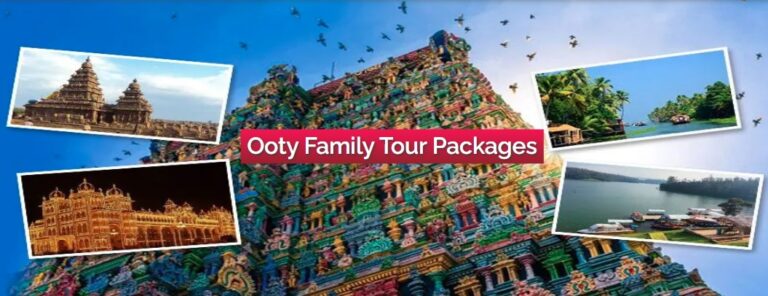 Ideal Ooty Family Tour Packages for 3 Days 768x296