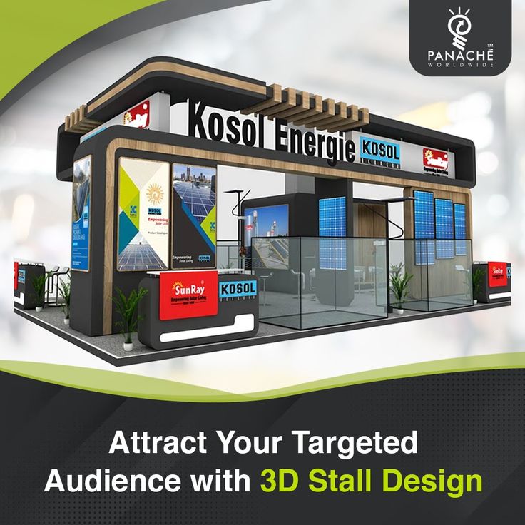 Attract Your Targeted Audience With 3d Stall Design