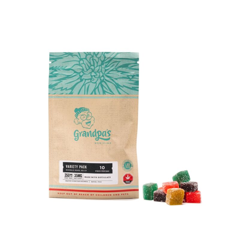 Grandpas Medicines THC Double Dose Jelly 350mg 768x768