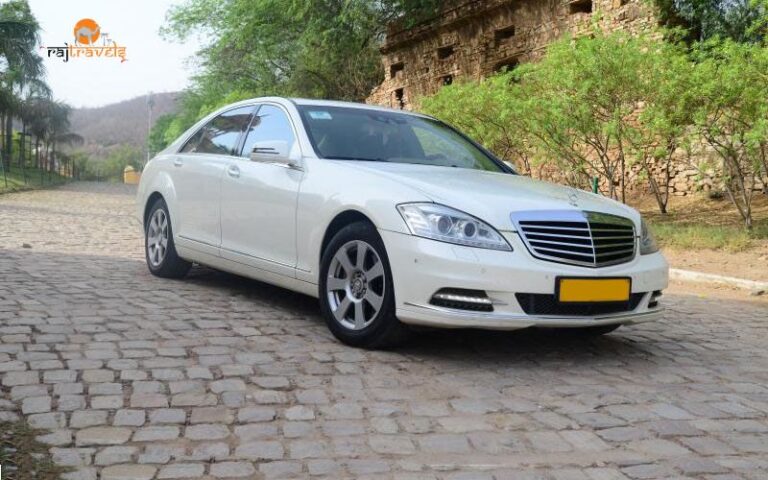 Mercedes S Class rental Jaipur 768x480