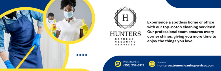 Hunters Extreme Cleaning Services Banner 768x250