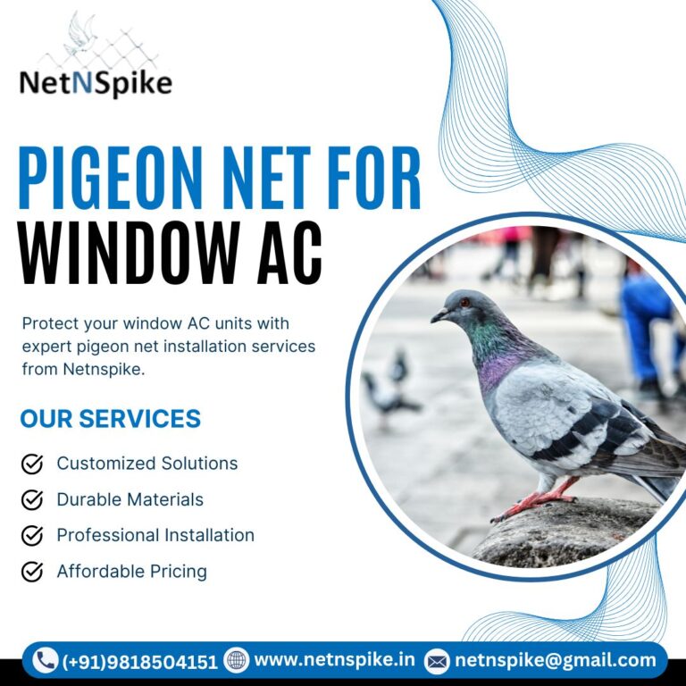 Pigeon Net For Window AC Netnspike 768x768