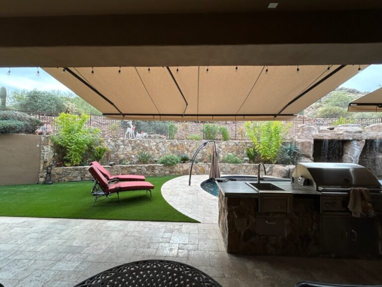 motorized retractable awnings poolside arizona 1024x768 1 768x576