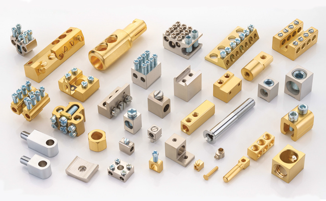brass electrical components