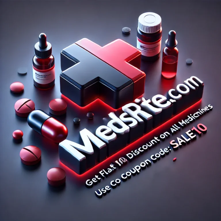 DALL·E 2025 03 10 13.25.31 A professional and modern 3D logo for Medsrite.com with a dark red and navy blue color scheme. The design should include a sleek medical cross or ca 768x768