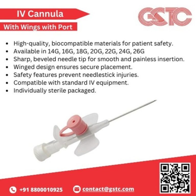 IV Cannula with Wings   Port 768x768