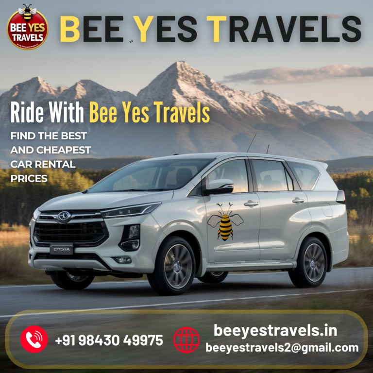 "Bee Yes Travels – Coimbatore’s Most Trusted Taxi Service"