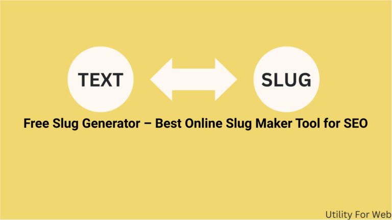 text to slug free slug generator best online slug maker tool for seo 768x432