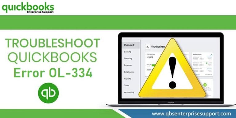 DIY Methods to Fix QuickBooks Error OL 334 Featuring Image 768x384