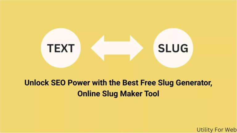unlocking seo success with the best free slug generator and online slug maker tool 768x432