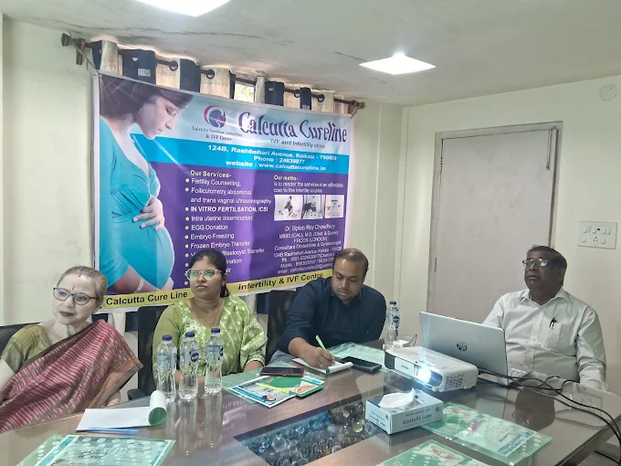 2. Calcutta Cureline IVF Infertility Center Doctor Meeting