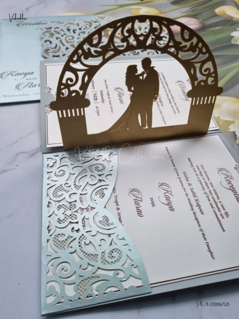 Beautifully Crafted Christian Wedding Cards 768x1024