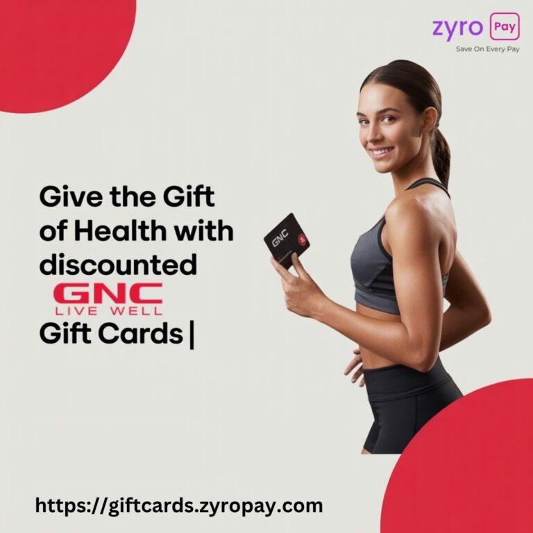 Give the Gift of Health with Discounted GNC Gift Cards ZyroPay 768x768