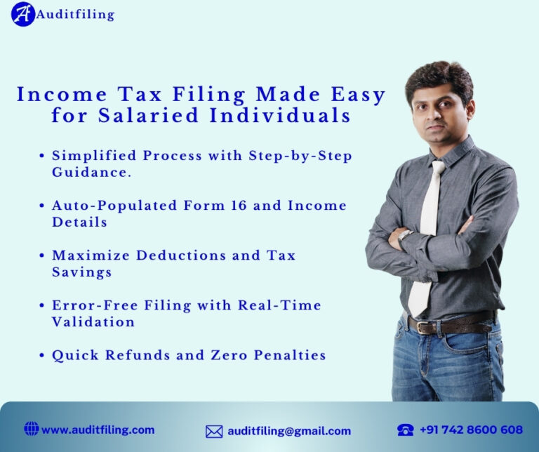 Income Tax Filing Made Easy for Salaried Individuals 2 768x644