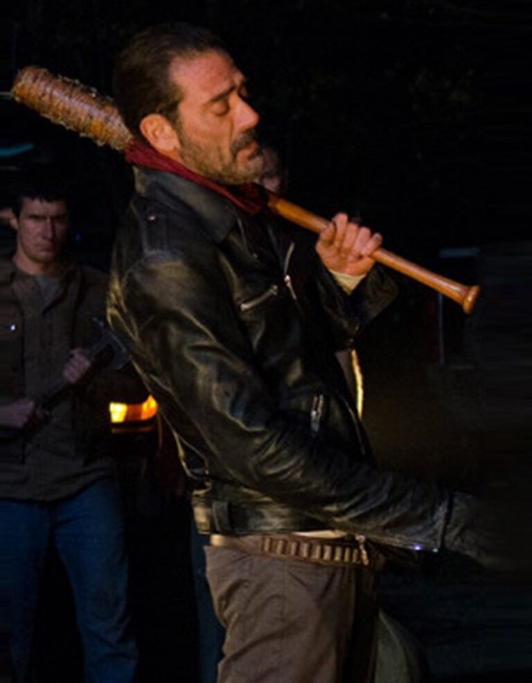 Jeffrey Dean Morgan Walking Dead Real Leather Jacket 768x986