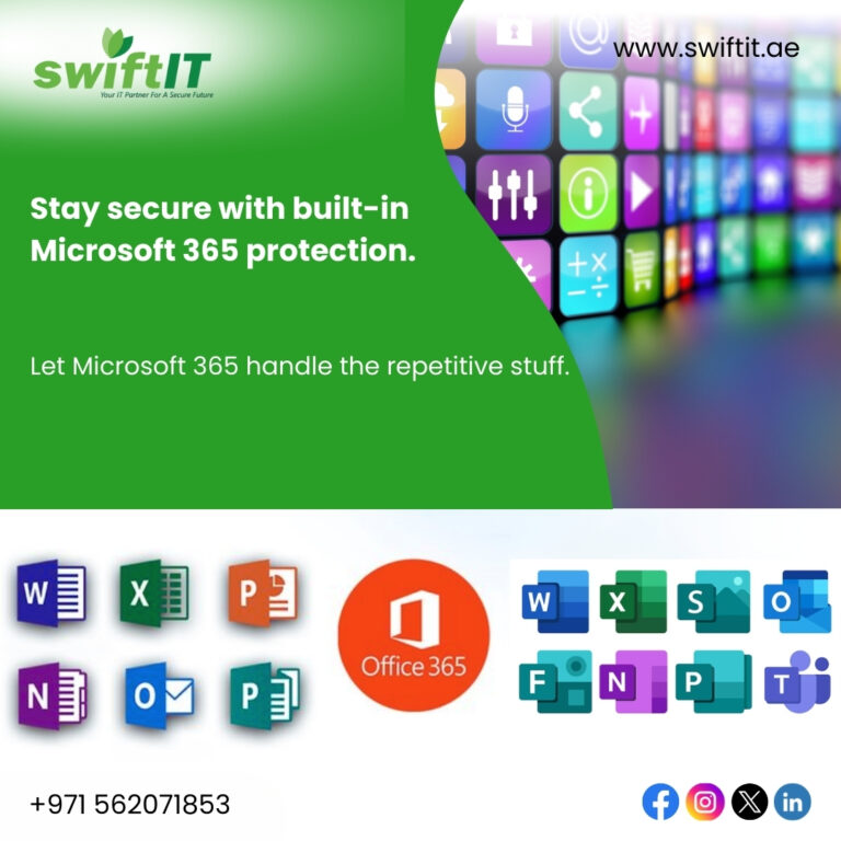 Stay secure with built in Microsoft 365 protection 768x768