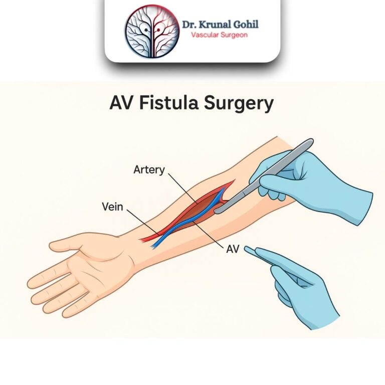 AV Fistula Surgeon Dr. Krunal Gohil 768x768
