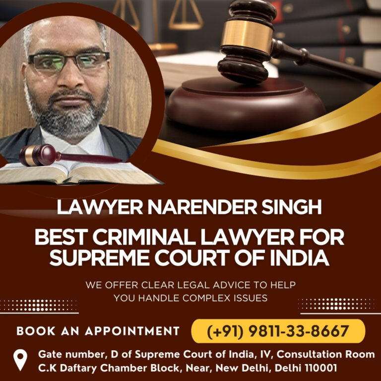 Criminal Lawyer For Supreme Court of India