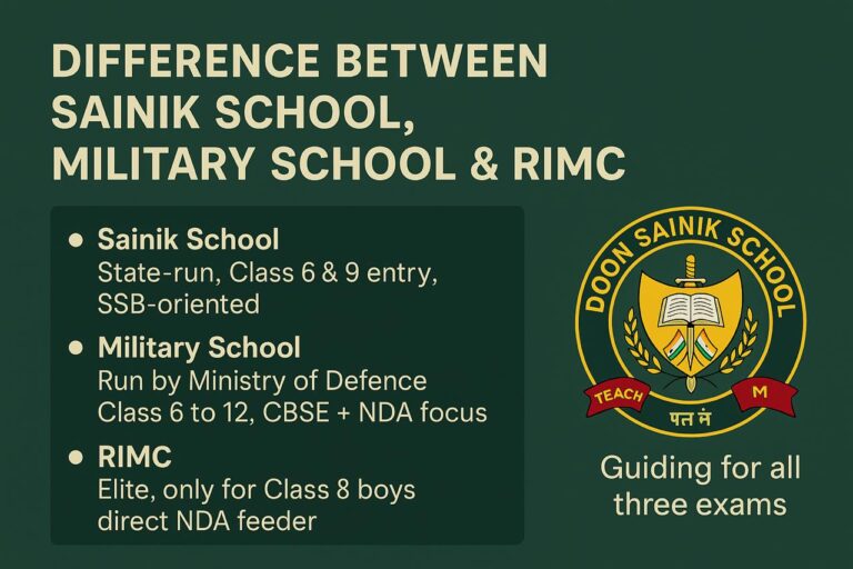 Difference Between Sainik School Military School and RIMC 768x512