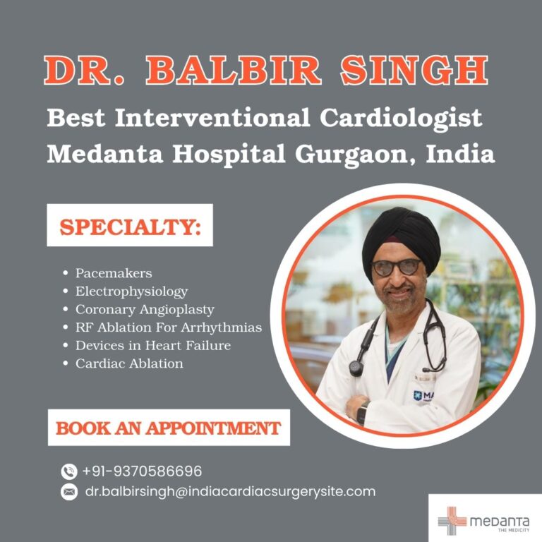 Dr. Balbir Singh Best Interventional Cardiologist Medanta Hospital Gurgaon India 768x768