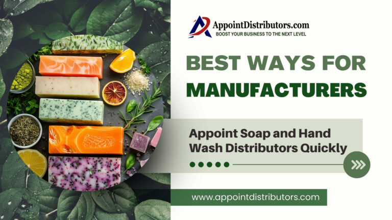 Best Ways for Manufacturers to Appoint Soap and Hand Wash Distributors Quickly. join AppointDistributors.com  768x432
