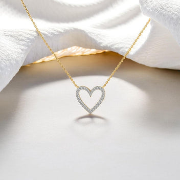 Everlasting Heart Lab Diamond Necklace