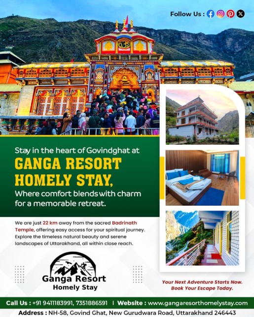 Experience Top tier Hospitality at Ganga Resort 1