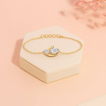 Nestled Bonds Lab Diamond Bracelet