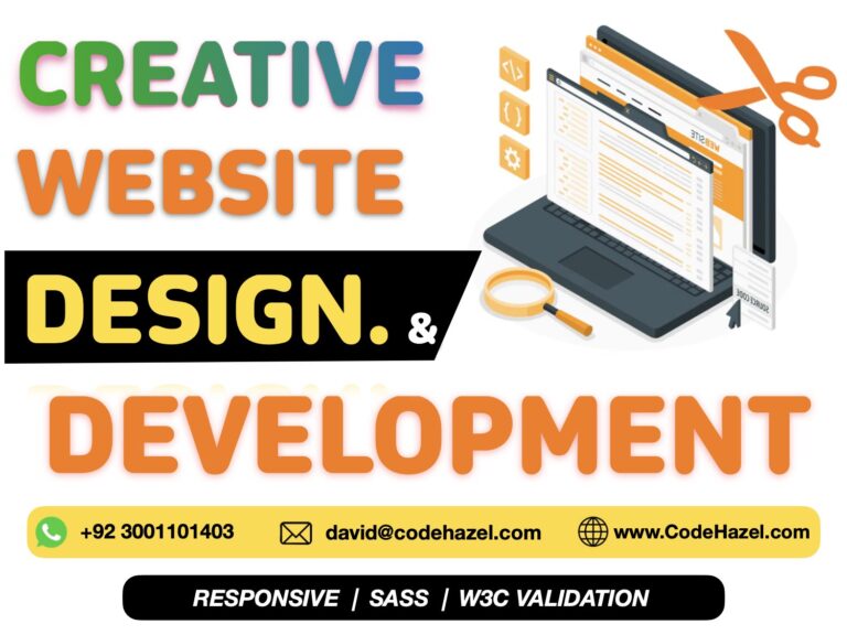 ‎creative website design development.‎1 768x576