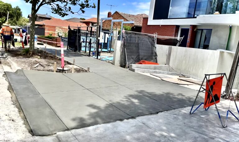 Concrete Driveways Melbourne 768x456