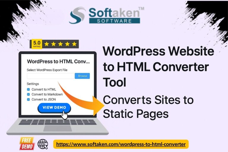Softaken WordPress to HTML Converter 1 768x512