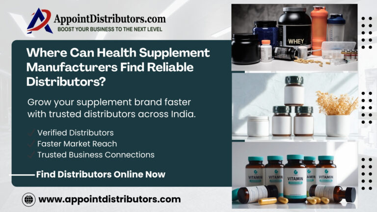 Where Can Health Supplement Manufacturers Find Reliable Distributors 768x432