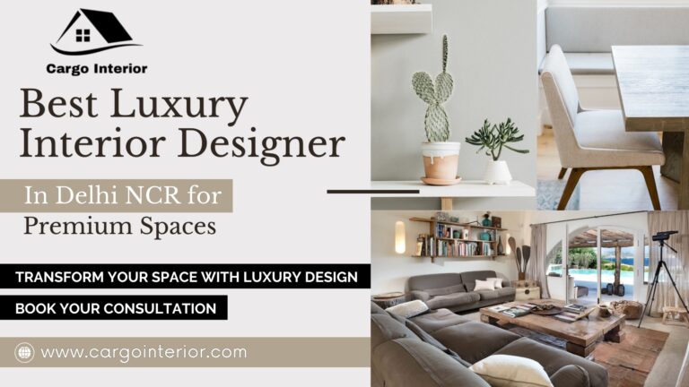 Best Luxury Interior Designer in Delhi NCR for Premium Spaces. join Cargointerior.com  768x432